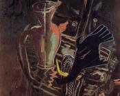 乔治 勃拉克 : Still life with Stairs